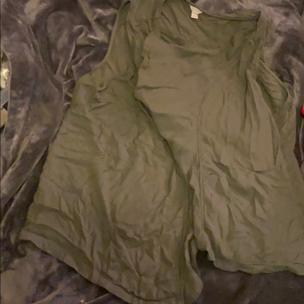 Olive Green Vest